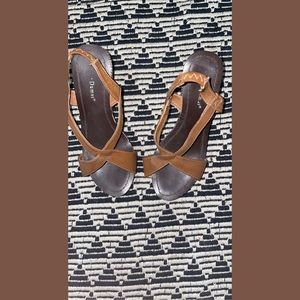 Dumas snakeskin wedges